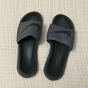 Men’s Gray Nike Slides Sandals